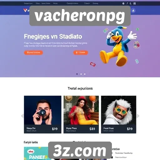 Interface e design do site vacheronpg são modernos